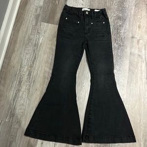 NWOT Jessica Simpson size 8 black flare jeans